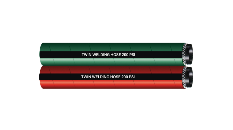 Twin welding hose